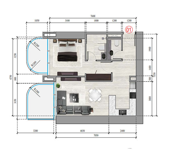 Image No.11-Appartement à vendre à Dubai