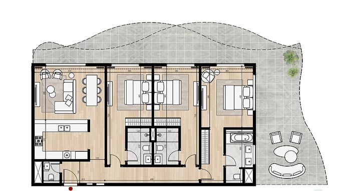 Image No.20-3 Bed Apartment for sale