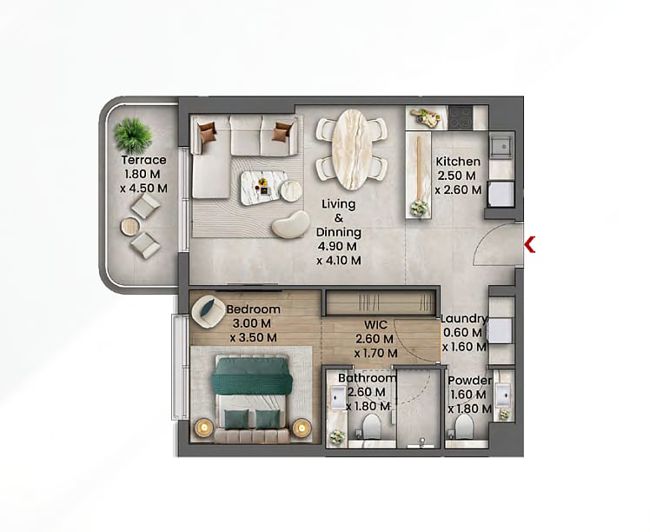 Image No.19-Appartement de 2 chambres à vendre à Dubai