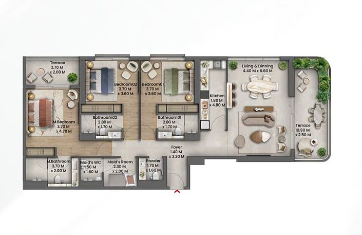 Image No.21-Appartement de 2 chambres à vendre à Dubai