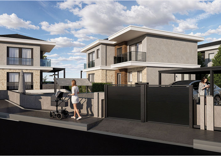 Image No.8-Maison / Villa de 4 chambres à vendre à Yesilüzümlü