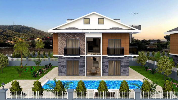 Image No.4-Maison / Villa de 4 chambres à vendre à Ölüdeniz