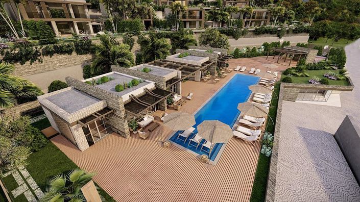 Image No.4-Maison / Villa de 2 chambres à vendre à Gündogan