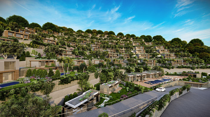 Image No.7-Maison / Villa de 2 chambres à vendre à Gündogan