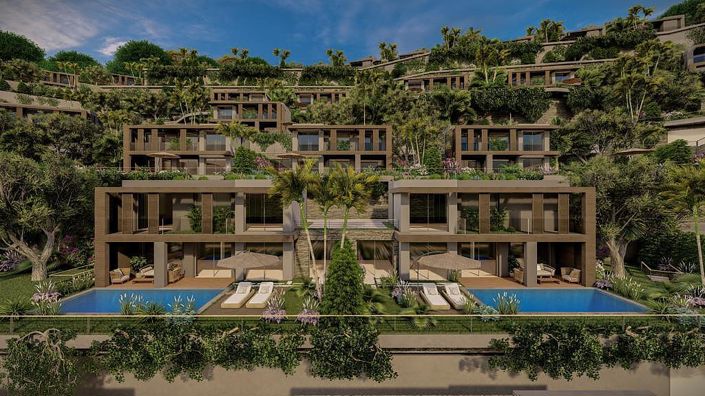 Image No.3-Maison / Villa de 3 chambres à vendre à Gündogan