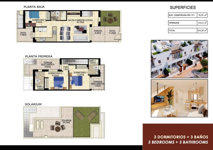 Image No.8-Maison de ville de 3 chambres à vendre à Los Montesinos