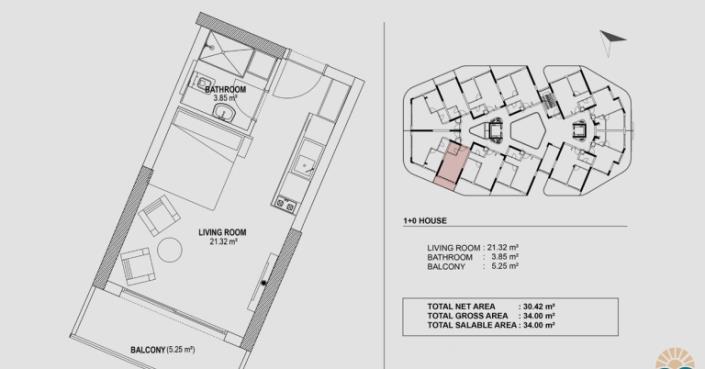 Image No.24-Appartement de 1 chambre à vendre à Larnaca