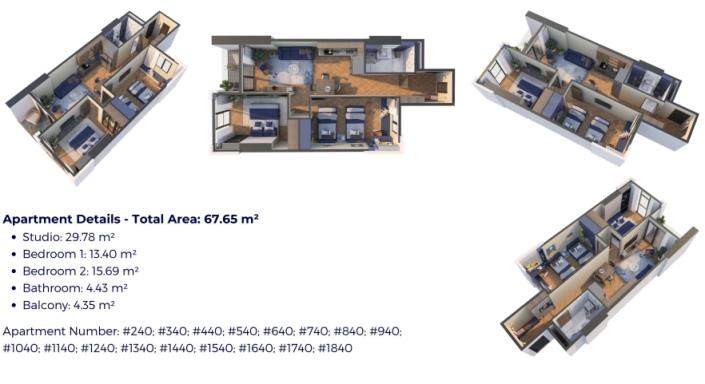 Image No.11-1 Bed Studio for sale