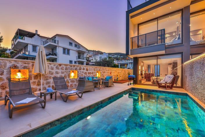 Image No.3-Villa de 2 chambres à vendre à Kalkan