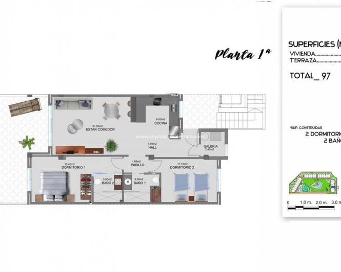 Image No.31-2 Bed Apartment for sale