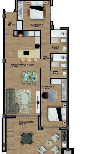 Image No.11-Propriété de 2 chambres à vendre à Alicante City