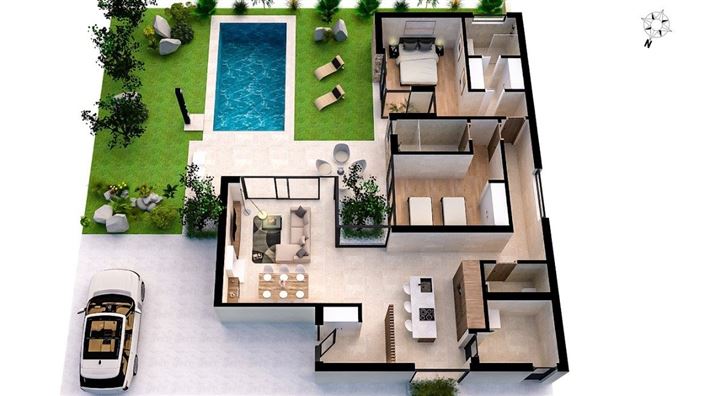 Image No.3-Villa de 2 chambres à vendre à Altaona Golf