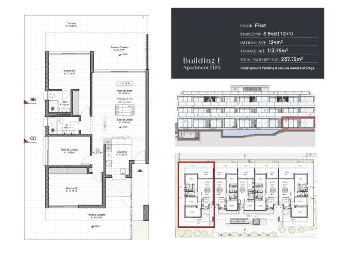 Image No.30-3 Bed Apartment for sale