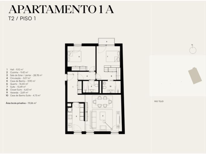 Image No.15-Appartement de 2 chambres à vendre à Lisbon
