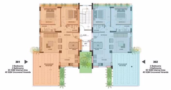 Image No.13-Appartement de 2 chambres à vendre à Universal