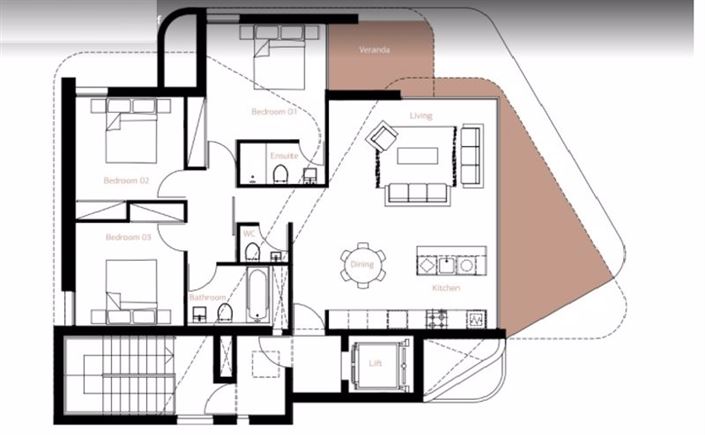 Image No.15-Appartement de 3 chambres à vendre à Larnaca Marina