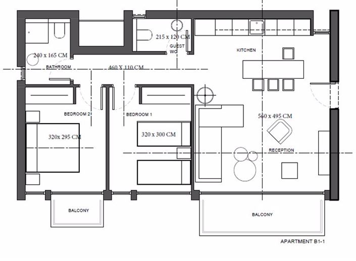 Image No.16-Appartement de 2 chambres à vendre à Kapparis