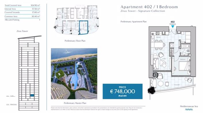 Image No.21-1 Bed Apartment for sale