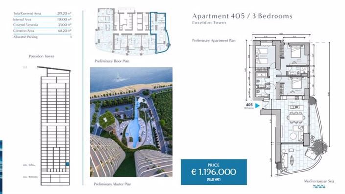 Image No.22-Appartement de 3 chambres à vendre à Limassol Marina