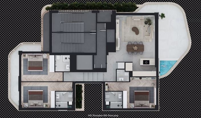 Image No.14-Appartement de 3 chambres à vendre à Larnaca Marina