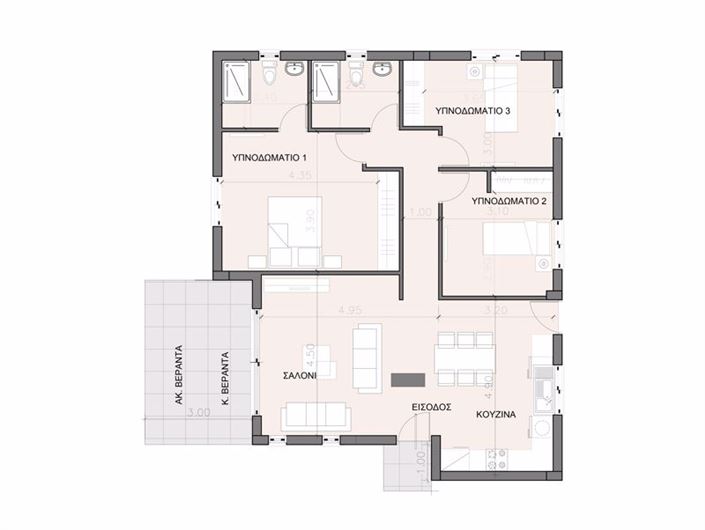 Image No.6-Bungalow de 3 chambres à vendre à Frenaros