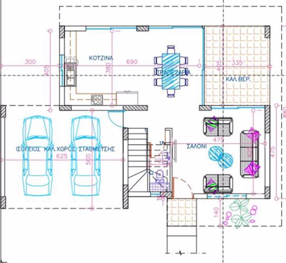 Image No.6-Villa de 3 chambres à vendre à Leivadia