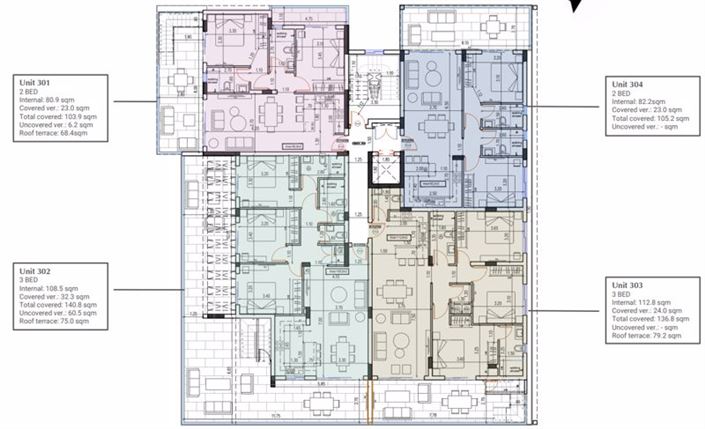 Image No.9-Appartement de 2 chambres à vendre à Larnaca