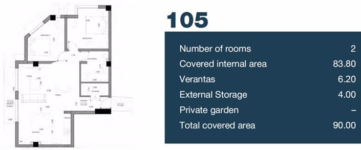 Image No.39-2 Bed Apartment for sale