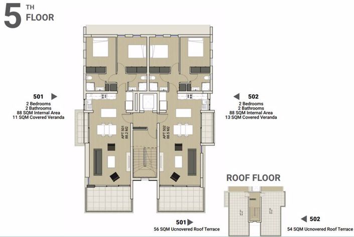 Image No.8-Appartement de 2 chambres à vendre à Larnaca