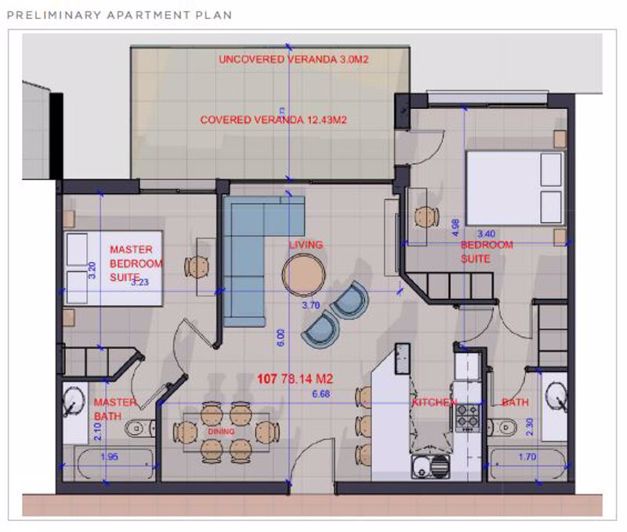 Image No.19-2 Bed Apartment for sale