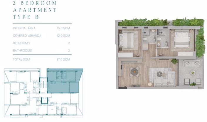 Image No.24-Appartement de 2 chambres à vendre à Leivadia