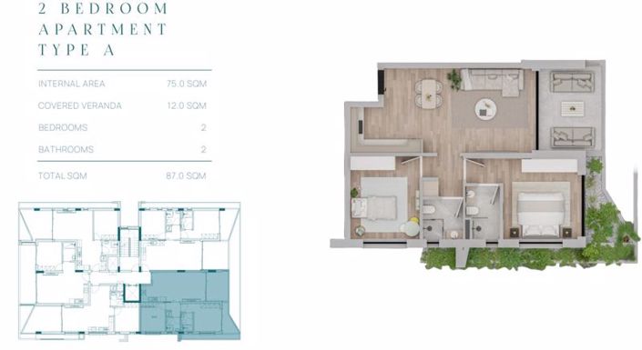 Image No.26-Appartement de 2 chambres à vendre à Leivadia