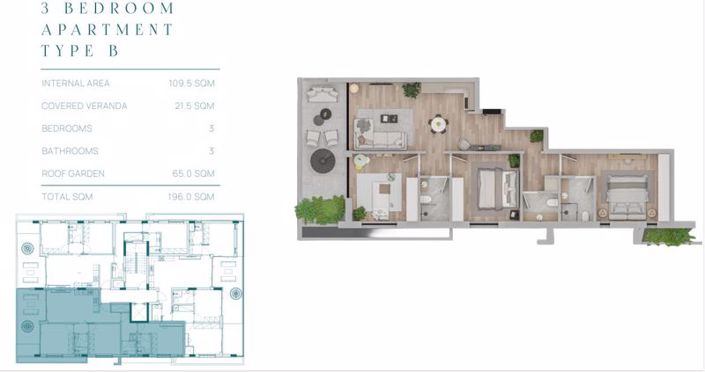 Image No.25-Appartement de 3 chambres à vendre à Leivadia