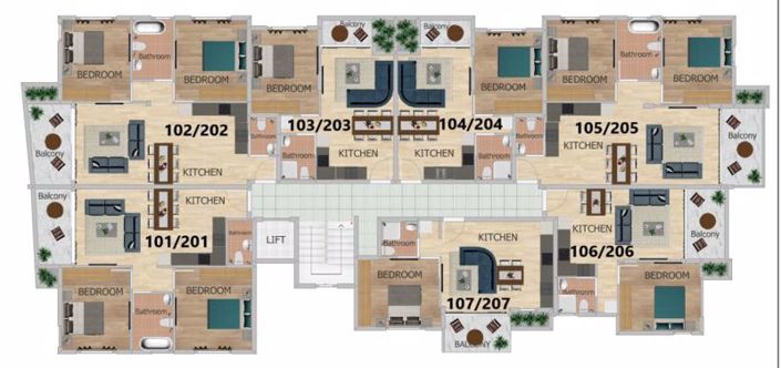 Image No.8-Appartement de 2 chambres à vendre à Oroklini