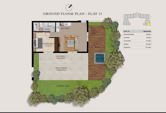 Image No.15-Appartement de 1 chambre à vendre à Pylas