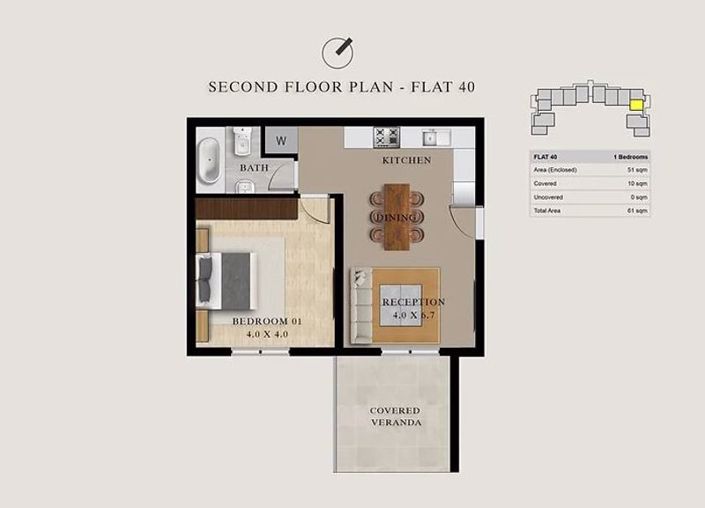 Image No.20-Appartement de 1 chambre à vendre à Pylas