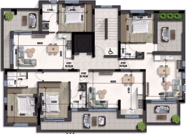 Image No.12-Appartement de 2 chambres à vendre à Larnaca