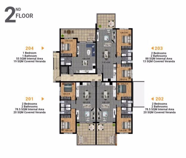 Image No.7-Appartement de 2 chambres à vendre à Parekklisia