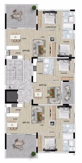 Image No.10-Appartement de 1 chambre à vendre à Aradippou