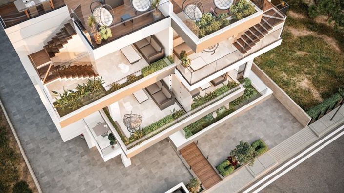 Image No.2-Appartement de 2 chambres à vendre à Aradippou