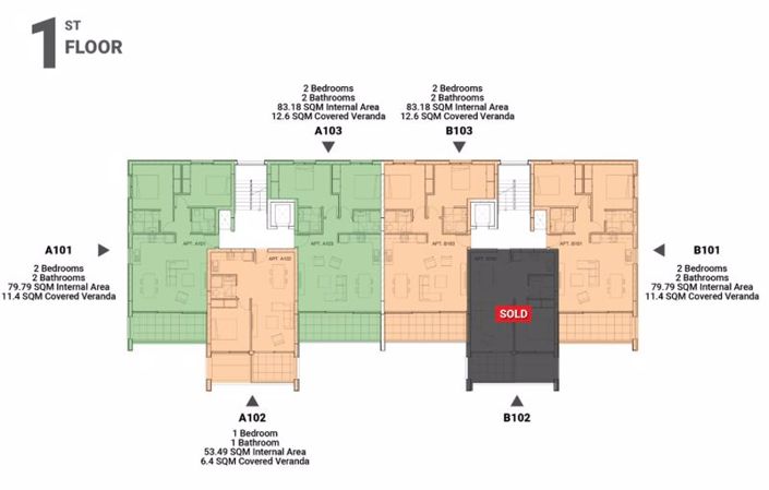 Image No.12-Appartement de 2 chambres à vendre à Leivadia