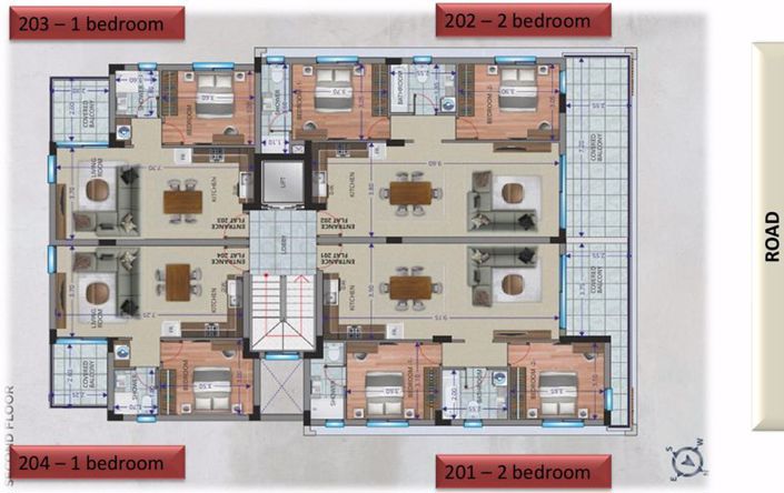 Image No.11-Appartement de 2 chambres à vendre à Oroklini