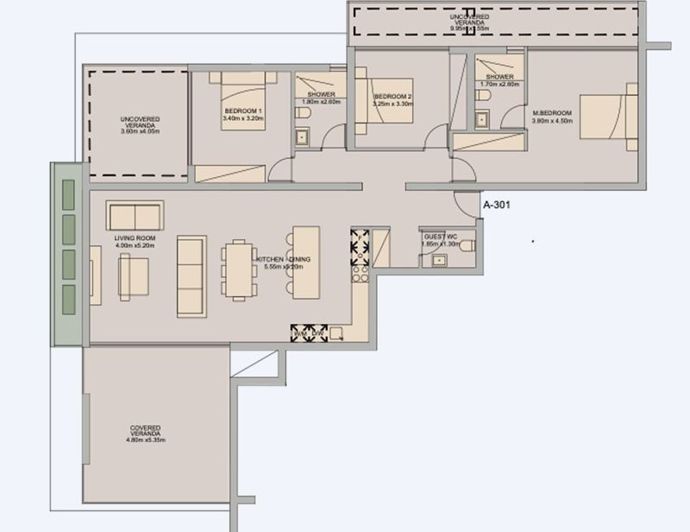 Image No.12-Appartement de 3 chambres à vendre à Kato Paphos