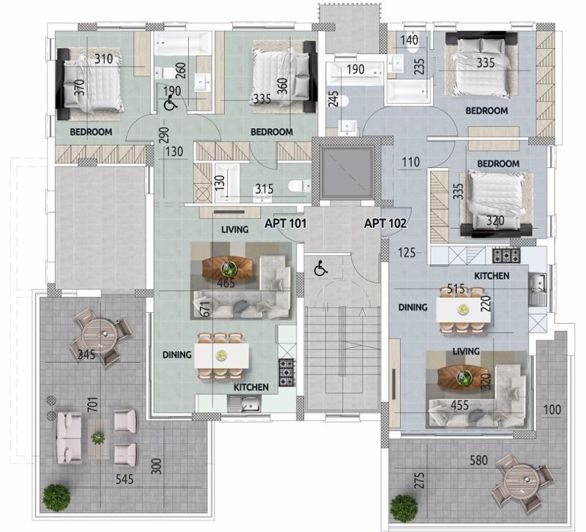 Image No.5-Appartement de 2 chambres à vendre à Kamares