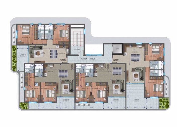 Image No.9-Appartement de 2 chambres à vendre à Leivadia