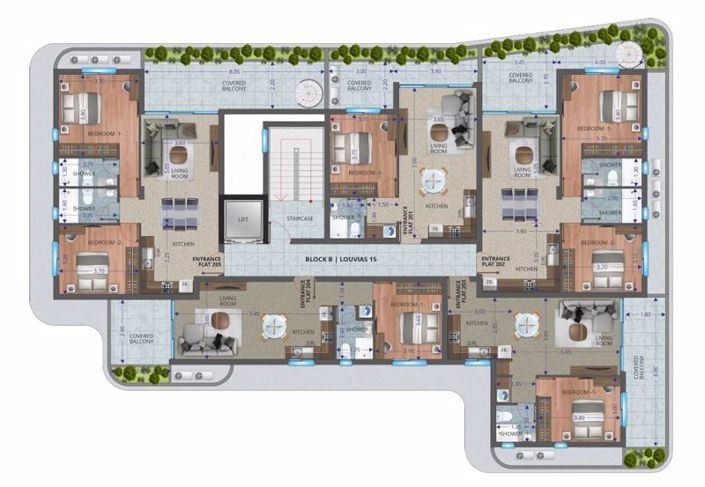 Image No.10-Appartement de 1 chambre à vendre à Leivadia