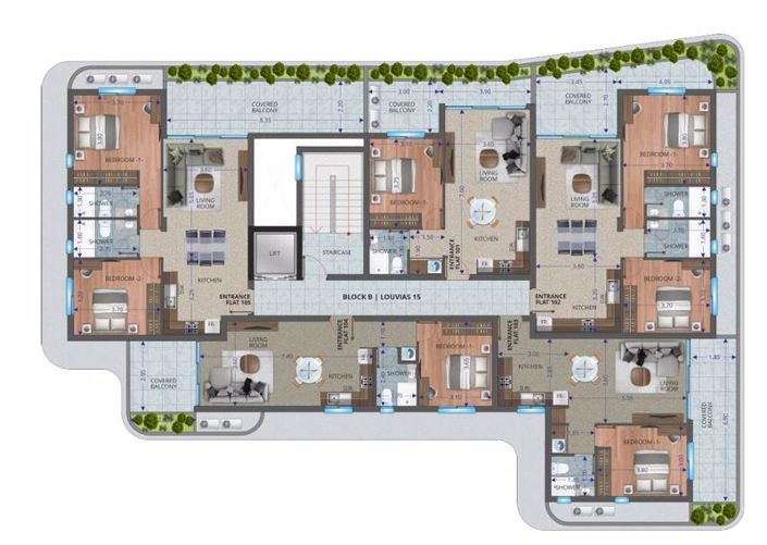 Image No.9-Appartement de 1 chambre à vendre à Leivadia