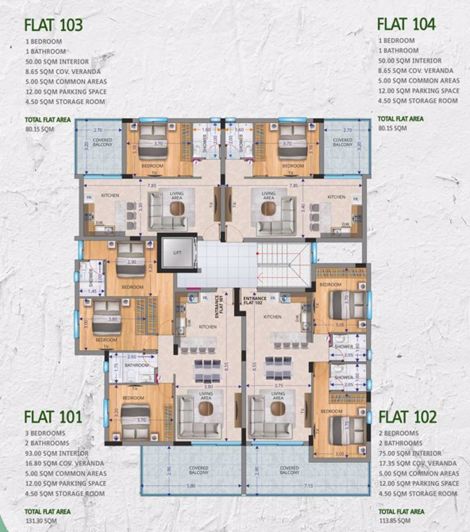Image No.11-Appartement de 1 chambre à vendre à Leivadia