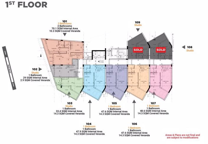 Image No.6-Appartement de 2 chambres à vendre à Larnaca