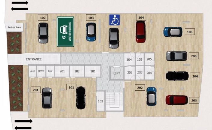 Image No.7-Appartement de 1 chambre à vendre à Oroklini